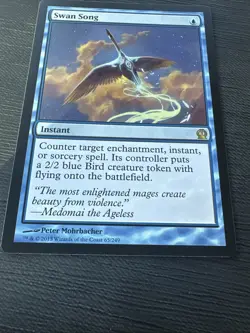 Swan Song Theros Regular 2013 Magic: The Gathering Card LP/NM - Image 2