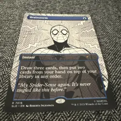 Brainstorm Spider-Man 7016 Borderless Non-Foil Bonus Card Inked Ink Secret Lair - Image 3