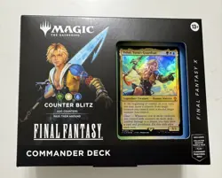 MTG Final Fantasy X Tidus Counter Blitz Commander Deck Open Box - Image 1