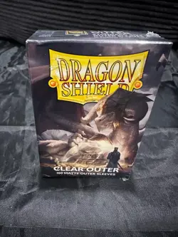 Dragon Shield Clear Outer Matte 100ct Sleeves Factory Sealed - Image 1