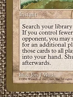 MTG Magic - Tithe - 1998 Brian Hacker World Championship Deck - Image 4