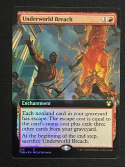 1x MTG Underworld Breach (Extended Art, Foil) - Theros Beyond Death (THB) #324 - Image 1