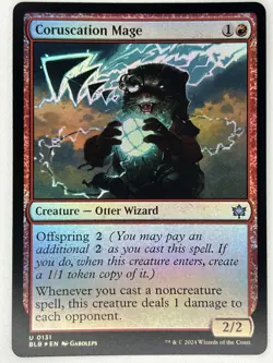 Coruscation Mage U Bloomburrow 131 NM FOIL - Image 1