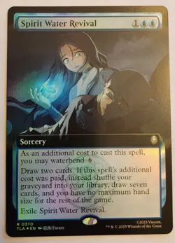 Spirit Water Revival (Extended Art) Avatar: The Last Airbender Foil Rare NM+ - Image 1