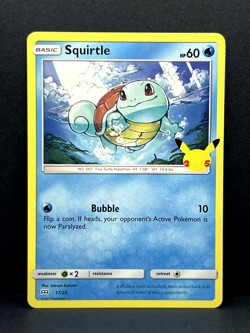 Pokemon TCG Squirtle McDonalds 25th Anniversary Promo #17/25 - NM - Image 1