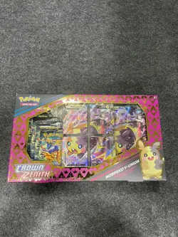 Pokemon TCG Crown Zenith Morpeko V-Union Playmat Premium Collection Worn Box - Image 1