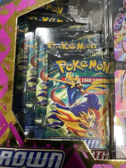 Pokemon TCG Crown Zenith Morpeko V-Union Playmat Premium Collection Worn Box - Image 3