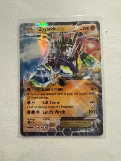 Zygarde EX 54/124 XY Fates Collide Ultra Rare Holo Pokemon Card Mint/NM TCG - Image 1
