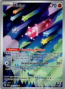 Minior Illustration Rare SV04: Paradox Rift 201/182 NM - Pokemon TCG - Image 1