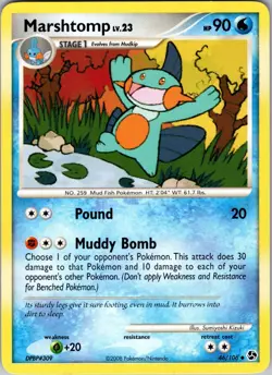 Marshtomp Uncommon Great Encounters 46/106 NM - Pokemon TCG - Image 1