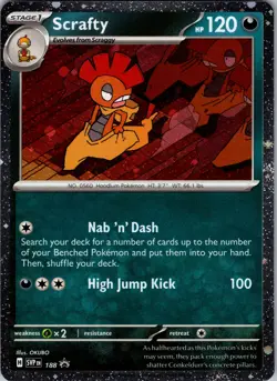 Scrafty - Promo SV: Scarlet & Violet Promo Cards 188 NM - Pokemon TCG - Image 1