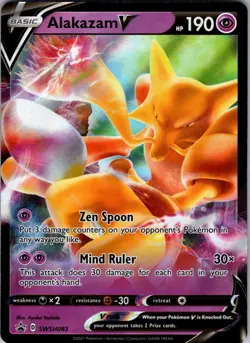 Alakazam V Promo SWSH: Sword & Shield Promo Cards SWSH083 NM - Pokemon TCG - Image 1