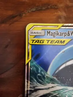 Pokemon TCG Magikarp and Wailord Tag Team Gx Full Art Sm166 Black Star Promo - Image 2
