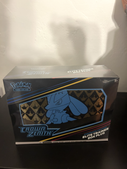 Crown Zenith Pokemon Center Elite Trainer Box Plus ETB - Factory Sealed - Image 1