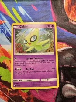 Celebi SM224 Holo Black Star Promo Pokemon 2019 Sun & Moon Near Mint - Mint - Image 1