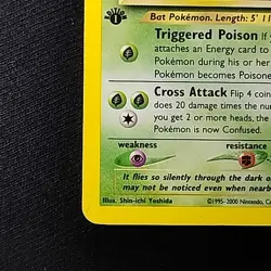 Pokemon TCG Crobat 04/64 Neo Revelation 1st Edition Holo Rare LP+/NM - Image 5