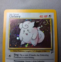 Clefairy 006/130 Base Set 2 Holo Pokemon TCG **SWIRL** Vintage - Image 3