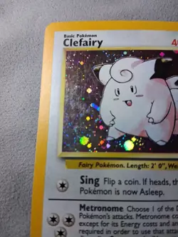 Clefairy 006/130 Base Set 2 Holo Pokemon TCG **SWIRL** Vintage - Image 5