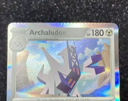 *Misprint CRIMP ERROR* Archaludon (107/142) ~Stellar Crown 2024 Holo Pokemon TCG - Image 3