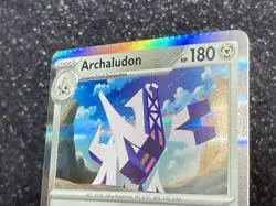 *Misprint CRIMP ERROR* Archaludon (107/142) ~Stellar Crown 2024 Holo Pokemon TCG - Image 5