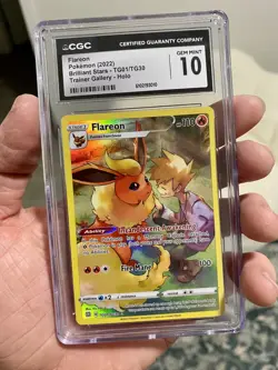 2022 Pokemon Brilliant Stars Flareon CGC 10 - Image 1