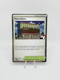 Play! Pokemon Prize Pack 6 Obsidian Flames Cosmo Holo 196/197 Town Store - Image 1