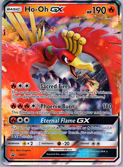 Pokemon TCG HO-OH GX Sun & Moon Sm57 Promo Promo MP - Image 1