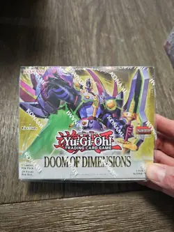Yugioh Doom of Dimensions Booster Box New in Shrink *Factory Sealed* - Image 1