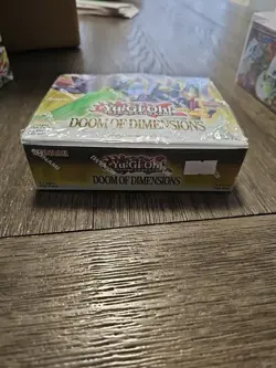 Yugioh Doom of Dimensions Booster Box New in Shrink *Factory Sealed* - Image 2