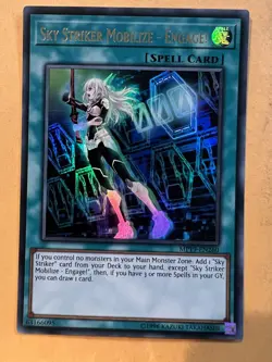Yugioh Sky Striker Mobilize - Engage! Ultra Rare MP19-EN260 1st Edition NM - Image 1