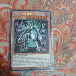 Yugioh DoomZ XII Zero - Drastea DOOD-EN008 Secret Rare 1st Edition NM - Image 1