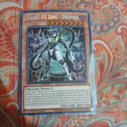 Yugioh DoomZ XII Zero - Drastea DOOD-EN008 Secret Rare 1st Edition NM - Image 2
