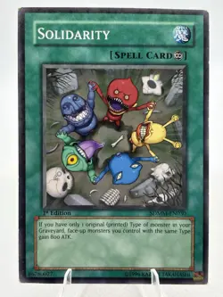 (STO) Solidarity [SDMM-EN030] Common 1st Edition - Yugioh - Image 1
