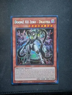 Yugioh DoomZ XII Zero - Drastea DOOD-EN008 Secret Rare 1st Edition NM - Image 1