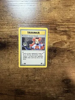 Rocket's Sneak Attack 72/82 Rare 1st Edition Team Rocket Pokemon Card - Image 1