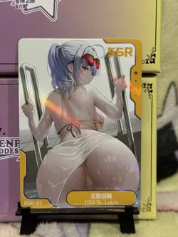 GODDESS STORY SENPAI HAVEN 6 SSR-07 USS ST LOUIS AZUR LANE ANIME WAIFU CARD - Image 1