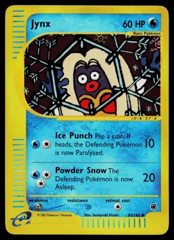Pokemon Card - Jynx Expedition 83/165 Uncommon Reverse Holo - Image 1