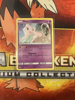 Mew SM215 Promo - Pokemon Card - NM - Sun & Moon Black Star Promo - Image 1