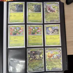 Pokemon Paldean Fates Near Complete Base Set includes 7 ex cards - Image 1