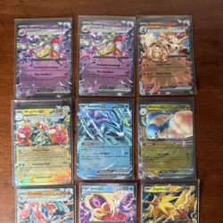 Pokemon 12 Card Lot nm Ex Mega Rares Hits Only L70 Zapdos Arbok Slowing - Image 4
