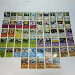 Pokemon XY Generations Inc Rare Uncommon Common Bundle No Duplicate Cards x55 - Image 1