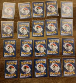 Lot Of 20 Vintage WOTC Fossil & Base Set Pokemon Cards. Lp - Image 2