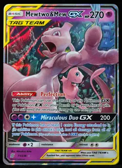Mewtwo & Mew GX #71/236 NM/M Pokemon Card - Image 1