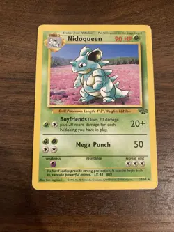 Nidoqueen Jungle Set Non-Holo Rare Pokemon Card Moderately Played 23/64 - Image 1