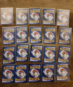 Lot Of 20 Vintage WOTC Fossil & Base Set Pokemon Cards. Lp - Image 2