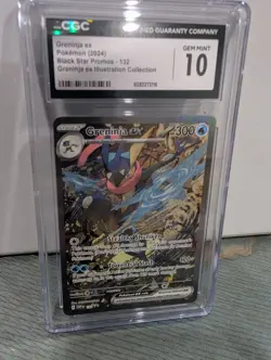 Greninja ex 132 Sv: Scarlet & Violet Promo Cards Holo CGC 10 - Image 1