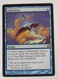Swan Song 65/249 Theros Magic The Gathering MTG Card LP - Image 1