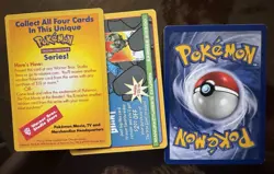 POKEMON MEWTWO THE FIRST MOVIE PROMO CARD 3 With Original Companion cards! - Image 2
