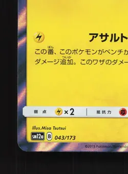 Zapdos 043/173 Tag All Stars NM Japanese Pokemon Card TCG - Image 4