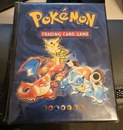 Pokemon 1999 Official Trading Card Game Nintendo WOTC Vintage Binder Only - Image 1